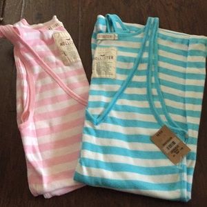 Two hollister tank tops
